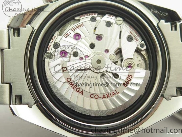 0312 Chic Planet Ocean 600M Co-Axial GMT 43.5mm VSF 1:1 Best Edition Black Dial Silver Markers on SS Bracelet A8605 Super Clone 8025